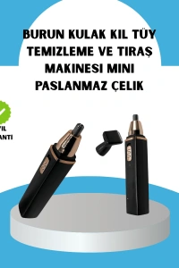 Şarjlı burun ve kulak kılı temizleme cihazı