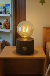 Şarjlı Dekoratif Masa Lambası - Kademesiz Dimmer - Type-C Bağlantılı