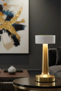 Şarjlı Dokunmatik LED Masa Lambası 3 Renk Dimmer Özellikli