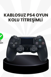 Şarjlı Kablosuz PS4 Oyun Kolu Titreşimli Hassas Kontrol