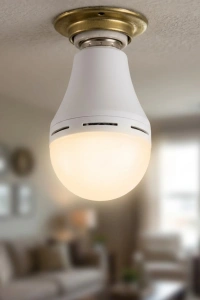Şarjlı LED Ampul 35W 6500K Soğuk Beyaz E27 Duy Enerji Tasarruflu