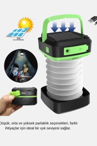 Şarjlı LED Lamba – Dokunmatik Sensörlü, 3 Kademeli Parlaklık