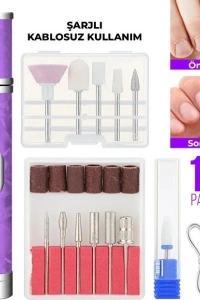 Şarjlı Manikür Pedikür Tırnak Bakım Seti