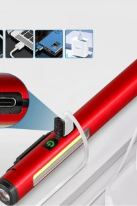 Şarjlı Mıknatıslı Çalışma Lambası Cep Feneri WT-307-S