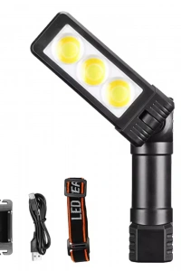 Şarjlı Mıknatıslı Çalışma Lambası Kafa Işığı WT-706