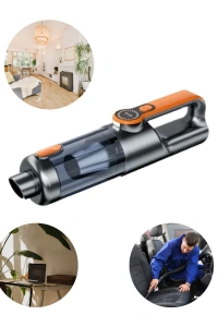 Şarjlı Mini El Süpürgesi Araç Ev ve Ofis İçin Pratik Temizlik