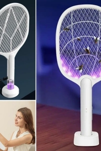 Şarjlı Standlı Sinek Öldürücü Raket