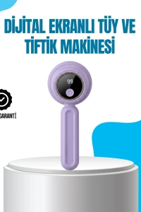 Şarjlı Tiftik Temizleme Makinesi Kablosuz Pratik Kullanım