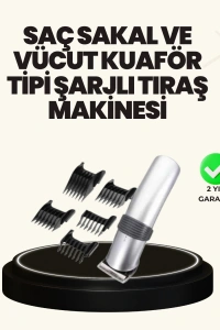 Şarjlı ve Kablosuz Tıraş Makinesi – Her Yerde Rahat Kullanım