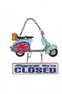 Scooter Metal Kapı Yazısı