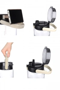 Şeffaf Matara - 1500 ml - 50,7 oz - WATERMODE Matara