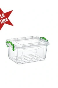 Şeffaf Saklama Kutusu 1.5 Litre
