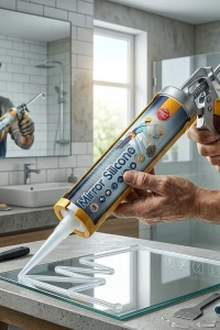Şeffaf Silikon - 300 ml - Ayna Cam Yapıştırıcı