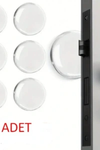 Şeffaf Silikon Mobilya ve Kapı Durdurucu Darbe Pedi 6lı Set