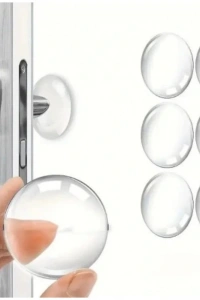Şeffaf Silikon Mobilya ve Kapı Durdurucu Darbe Pedi 6lı Set