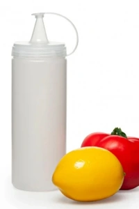 Şeffaf Sos Şişesi - 1000ML Dev Boy