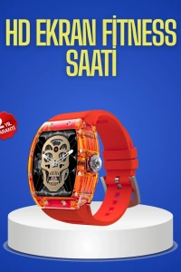 Şeffaf Tasarımlı Akıllı Saat Dokunmatik Ekranlı