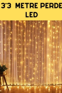 Şelale Tasarımlı Perde LED – Düğün ve Özel Gün Işıkları