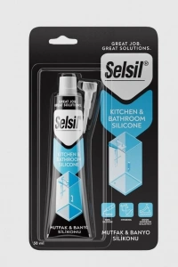 Selsil Mutfak ve Duşakabin Silikonu Şeffaf 50 ml