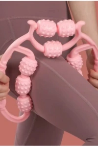 Selülit Masaj Aleti 9 Tekerlekli Lenf Drenaj Rulosu