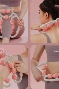 Selülit Masaj Aleti 9 Tekerlekli Lenf Drenaj Rulosu