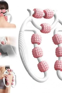 Selülit Masaj Aleti 9 Tekerlekli Lenf Drenaj Rulosu