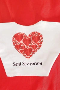 Seni Seviyorum Baskılı Peluş Oyuncak Tişörtü