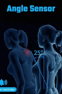 Sensörlü Dik Duruş Korsesi Şarjlı Titreşimli