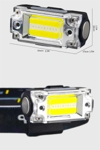 Sensörlü Kamp Lambası Ayarlanabilir Kafa Lambası Kafa Bantlı