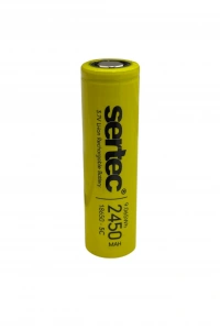 Sertec 18650 3.7V 2450 Mah 5C Li-Ion Şarjlı Pil