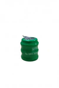 Sertec - 3.6V 3S1P 60 Mah 2 Pin NI-MH Buton Pil