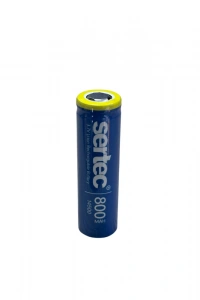 Sertec 3.7V Li-ion 14500 AA - 800 mAh 3C Şarjlı Pil