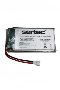 Sertec / 903462 / 3,7V - 1500mAh. - 25C  BEYAZ SOKET