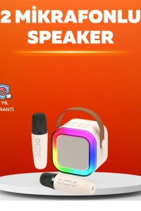 Ses Efektli Mikrofonlu Kablosuz Karaoke Sistemi