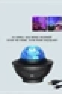 Sesle Aktive Olabilen Uzaktan Kumandalı Ayarlanabilir Galaxy Gece Lambası