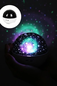 Sesle Tepki Veren Yıldız Projektör Oda Lambası