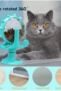 Sesli Fırıldak İnteraktif Kedi Mama Oyuncağı