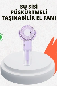 Sessiz Çalışan Şarjlı Su Buharlı Portatif Vantilatör