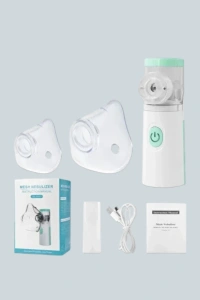 Sessiz Çalışan Taşınabilir Şarjlı Nebulizatör