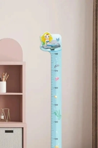 Sevimli Deniz Kızı Boy Ölçüsü Sticker