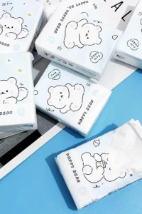 Sevimli Figürlü Çocuk Mendili 9lu Paket