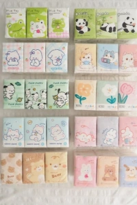 Sevimli Figürlü Çocuk Mendili 9lu Paket