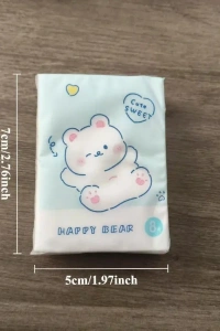 Sevimli Figürlü Çocuk Mendili 9lu Paket