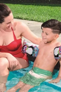 Sevimli Hayvan Desenli Büyük Çocuk Deniz Kolluğu (6-12 Yaş)