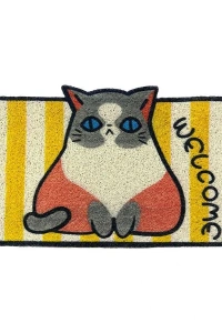 Sevimli Hayvan Tasarımlı Kapı Paspası