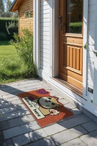 Sevimli Hayvan Tasarımlı Kapı Paspası