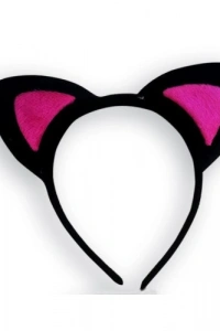 Sevimli Kedi Kulak Pofuduk Kedi Taç Şeker Pembe