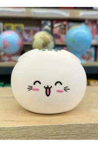 Sevimli Kedi Temalı Dokunmatik Gece Lambası