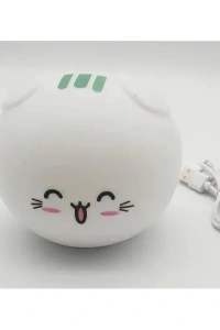 Sevimli Kedi Temalı Dokunmatik Gece Lambası