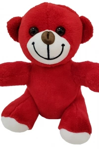Sevimli Kırmızı Peluş Oyuncak Ayı